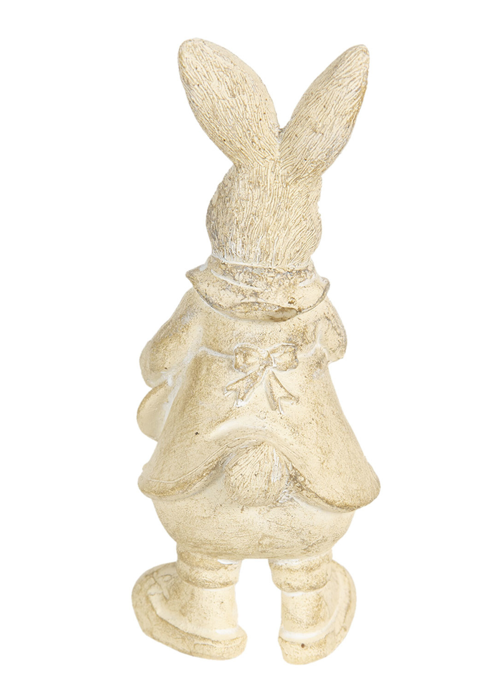 Clayre & Eef Décoration lapin 6*6*13 cm 6PR3097W
