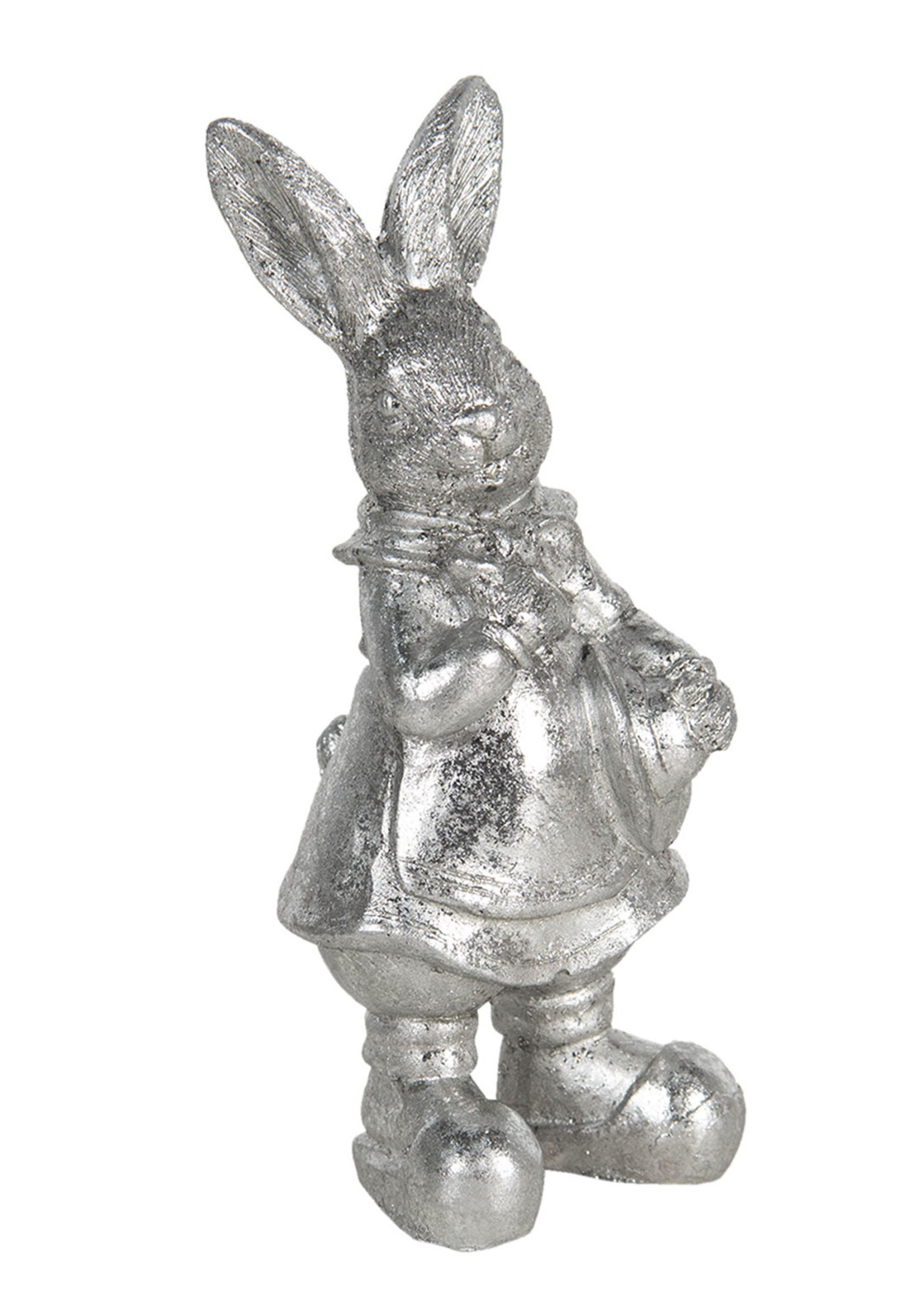 Clayre & Eef Décoration lapin 6*6*13 cm 6PR3097ZI
