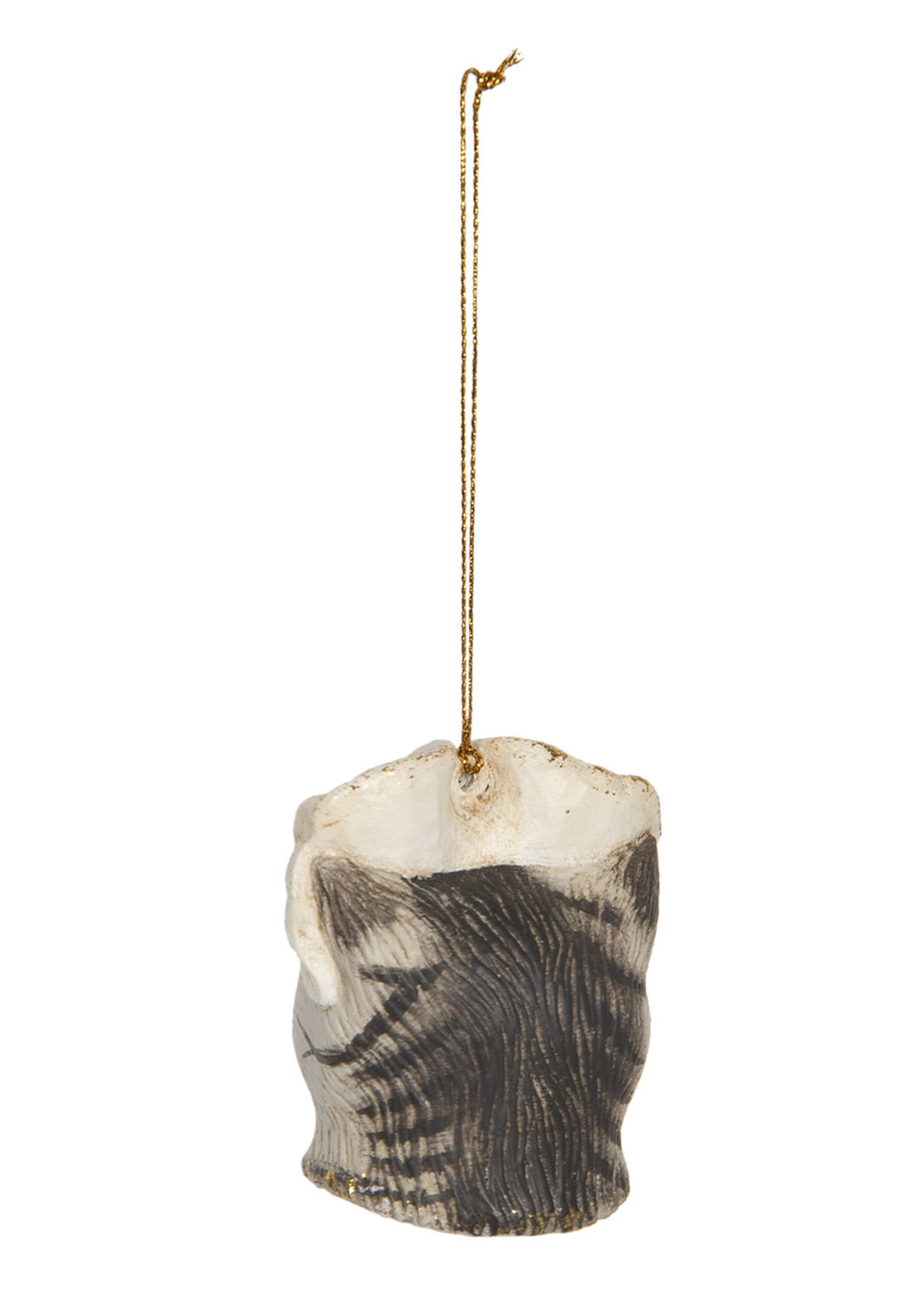 Clayre & Eef Decoratie hanger kat 6*6*7 cm 6PR3103