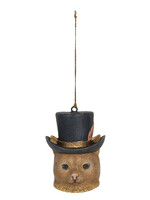 Clayre & Eef Décoration chat pendentif 6*6*8 cm 6PR3104
