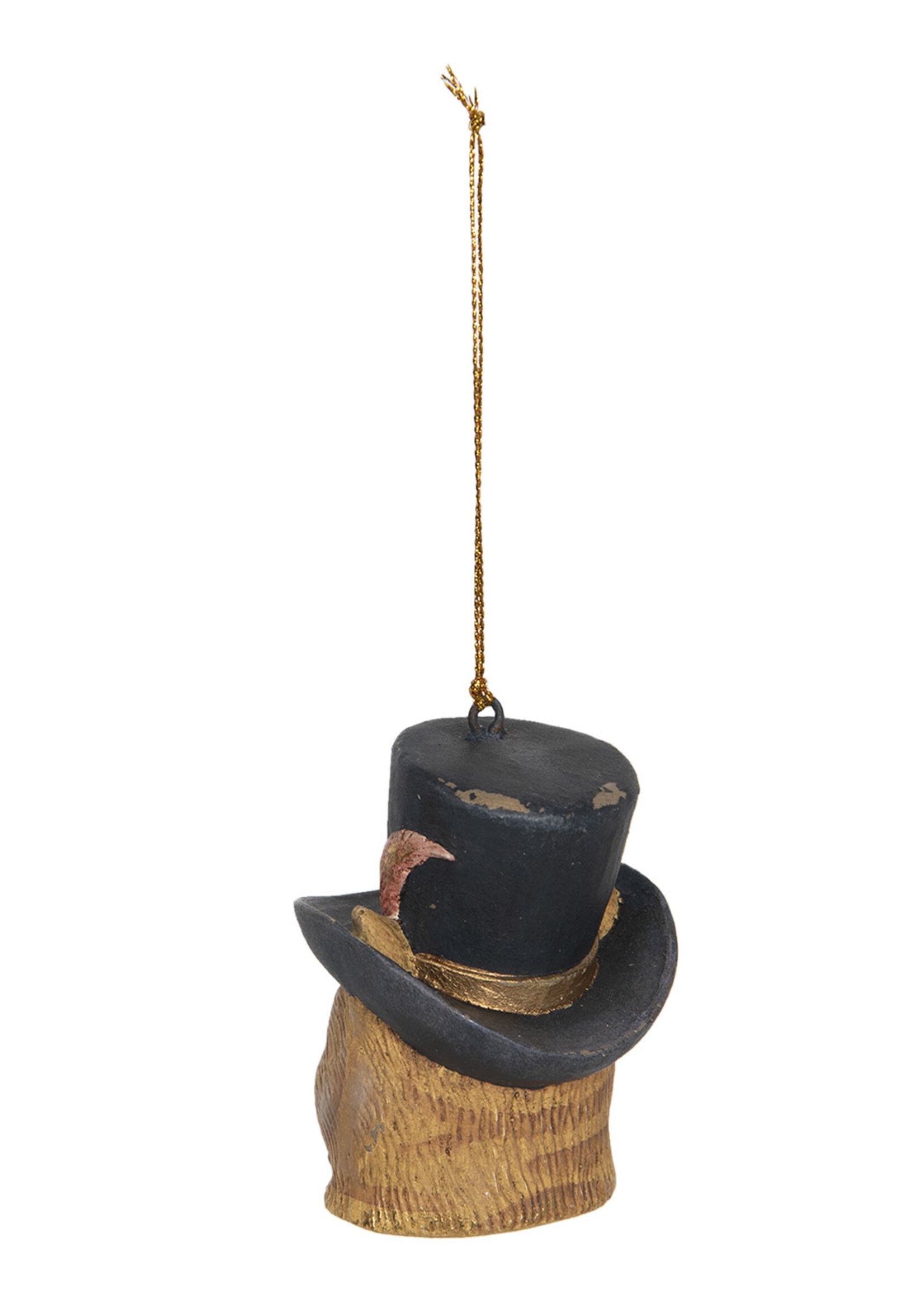 Clayre & Eef Decoratie hanger kat 6*6*8 cm 6PR3104