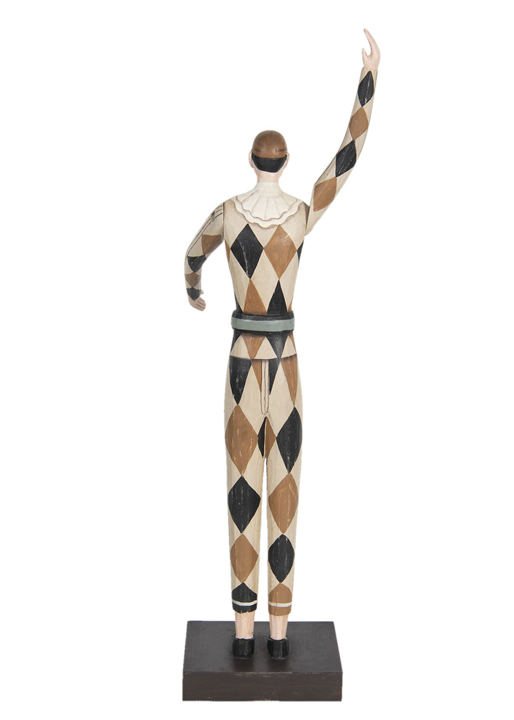 Clayre & Eef Decoratie harlekijn 13*10*45 cm 6PR3109