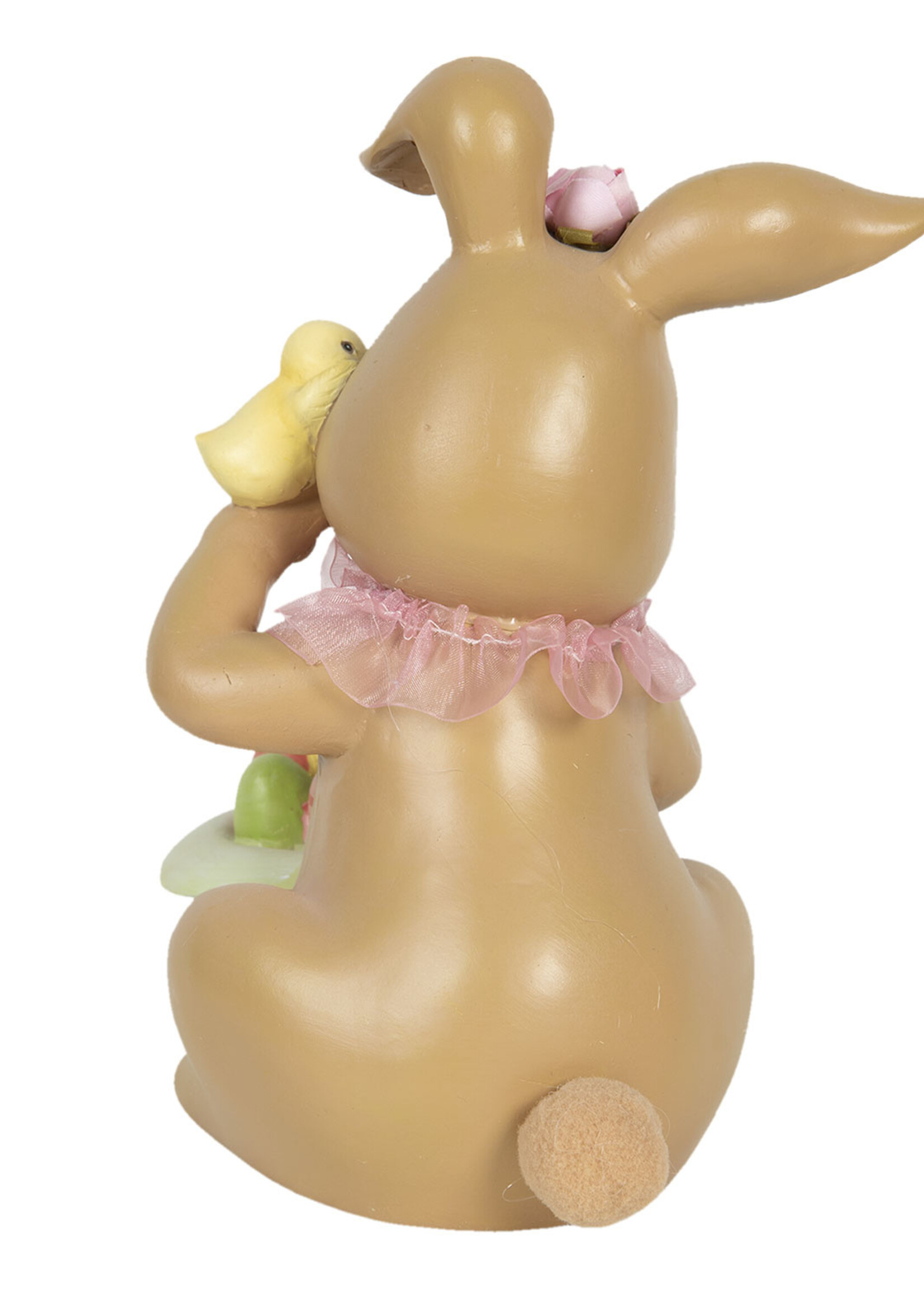 Clayre & Eef Decoratie konijn met toverhoed 18*16*23 cm 6PR3129