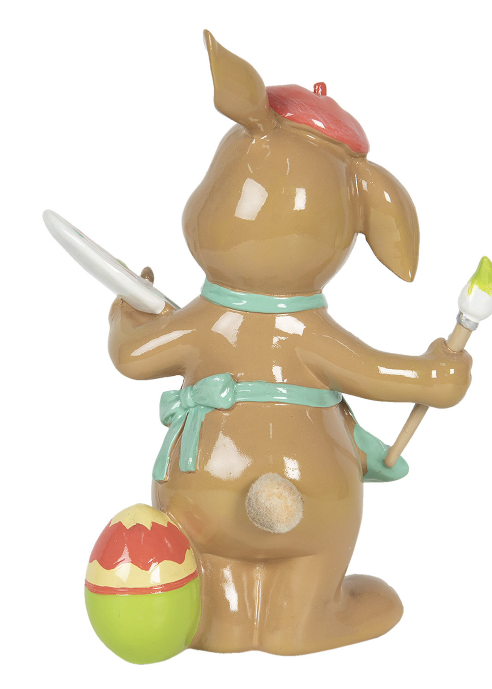 Clayre & Eef Décoration lapin 16*10*21 cm 6PR3135