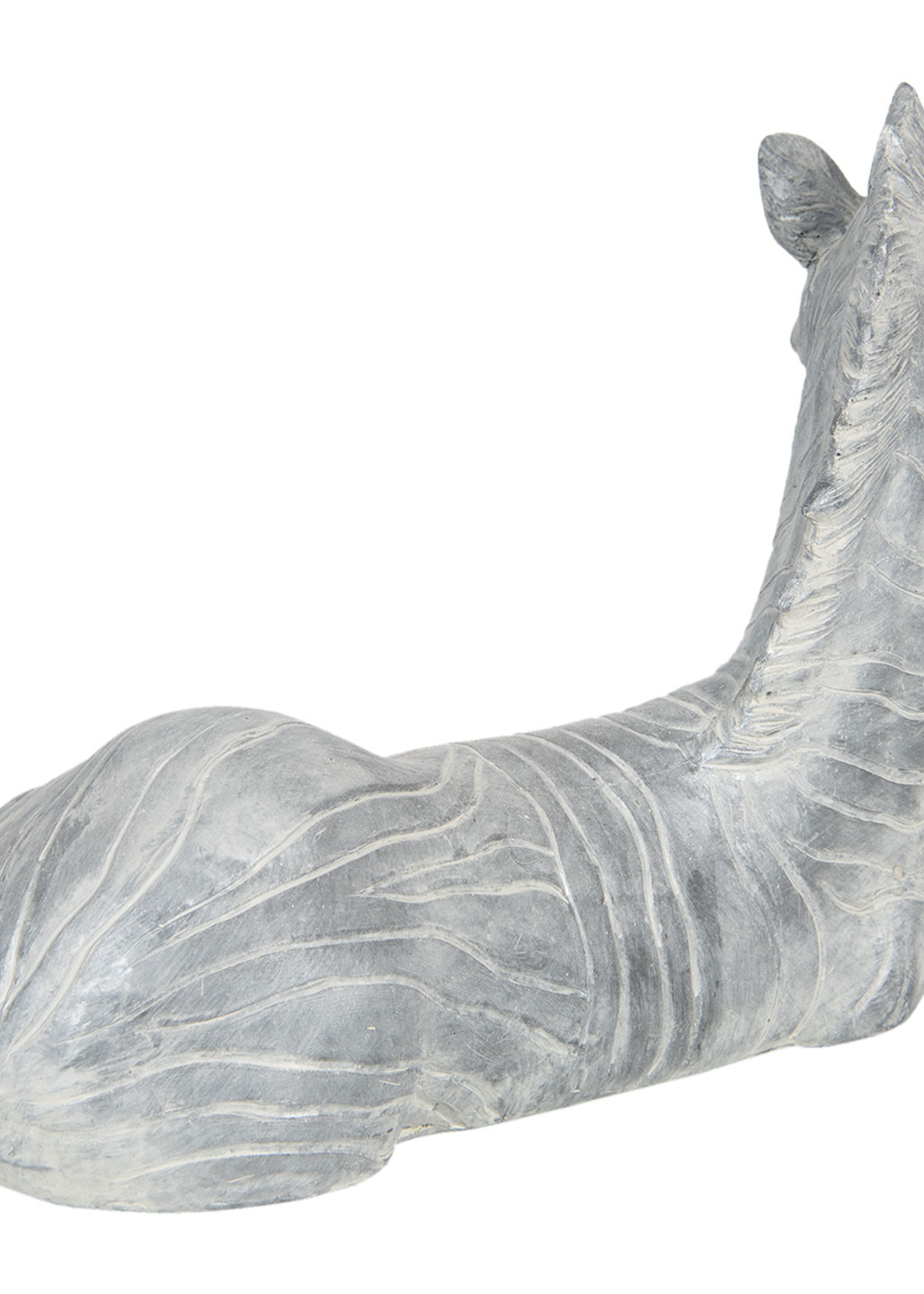 Clayre & Eef Décoration zèbre 35*17*24 cm 6PR3203