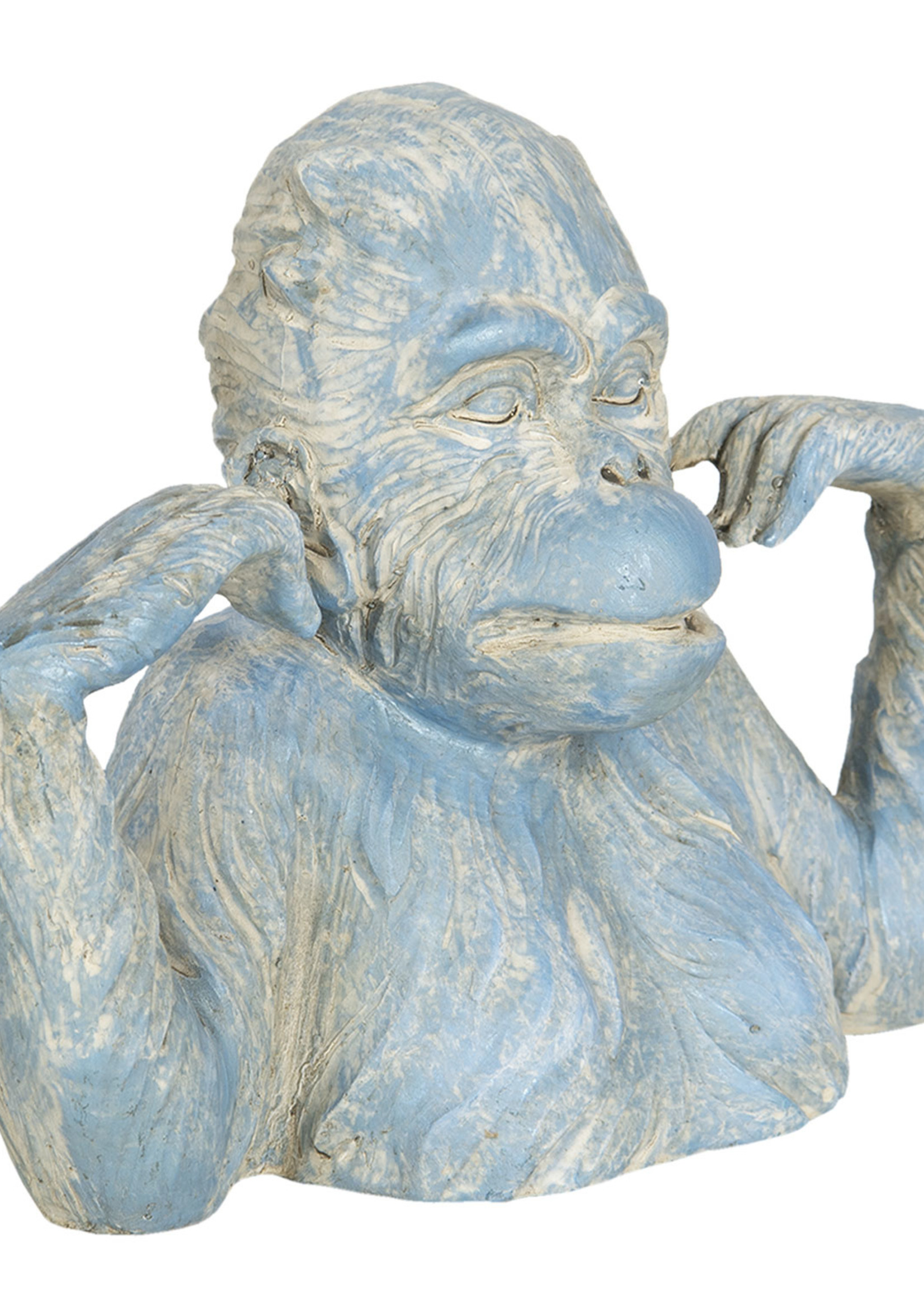 Clayre & Eef Décoration singe 24*11*19 cm 6PR3207