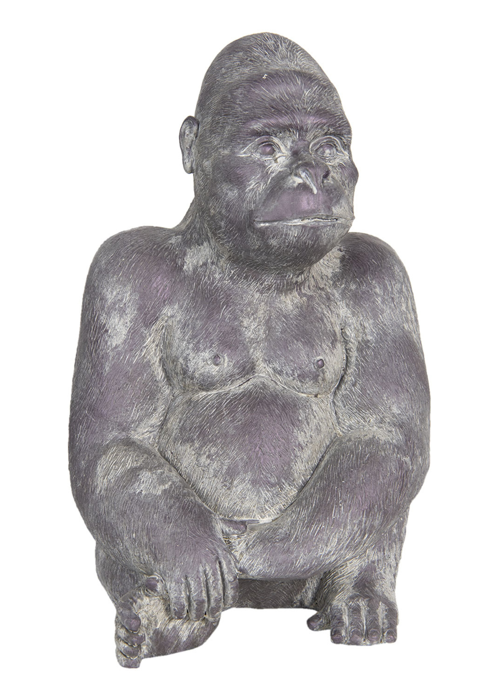 Clayre & Eef Decoratie aap 24*22*37 cm 6PR3210