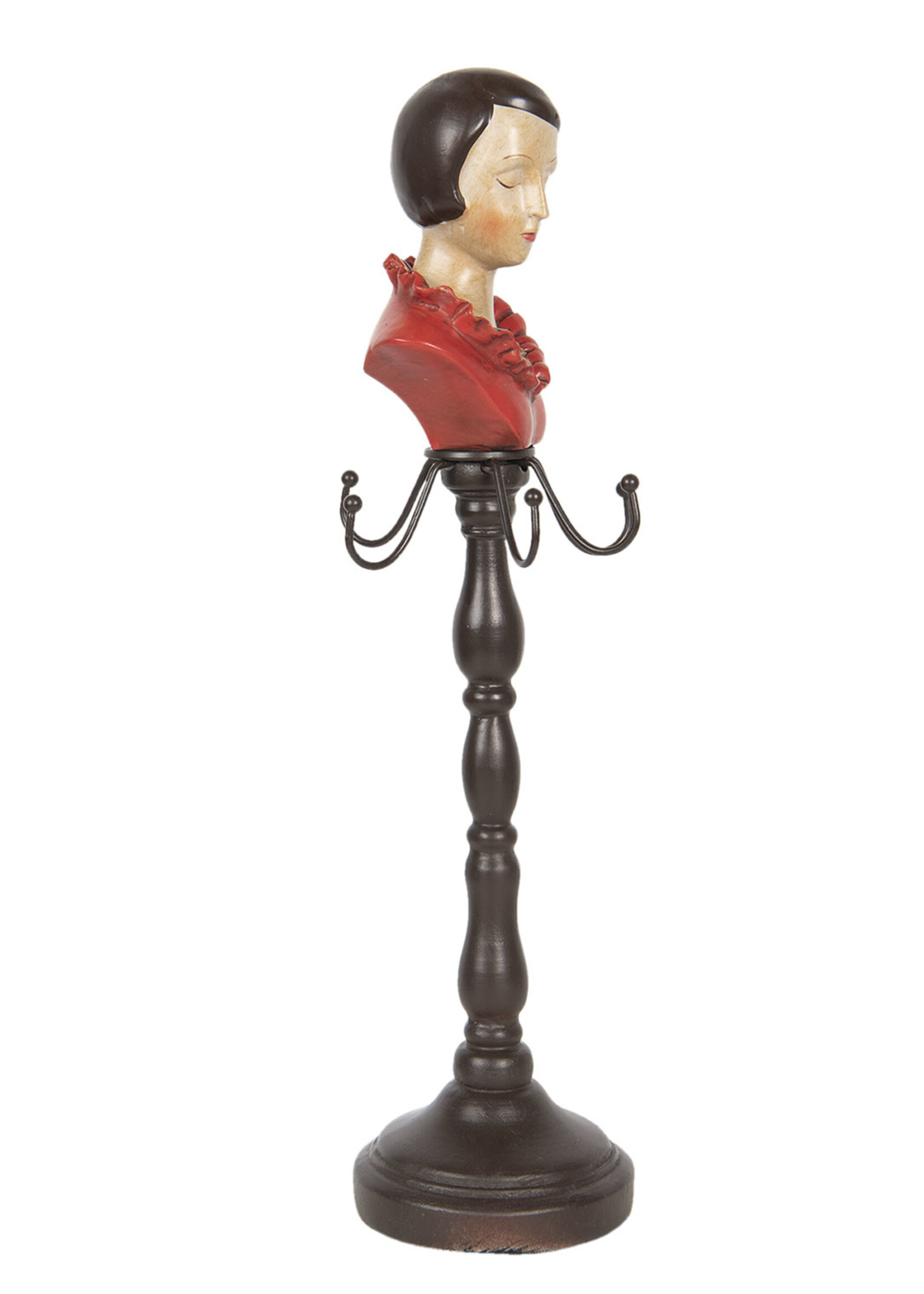 Clayre & Eef Juwelenhouder Ø 10*38 cm 6PR3220