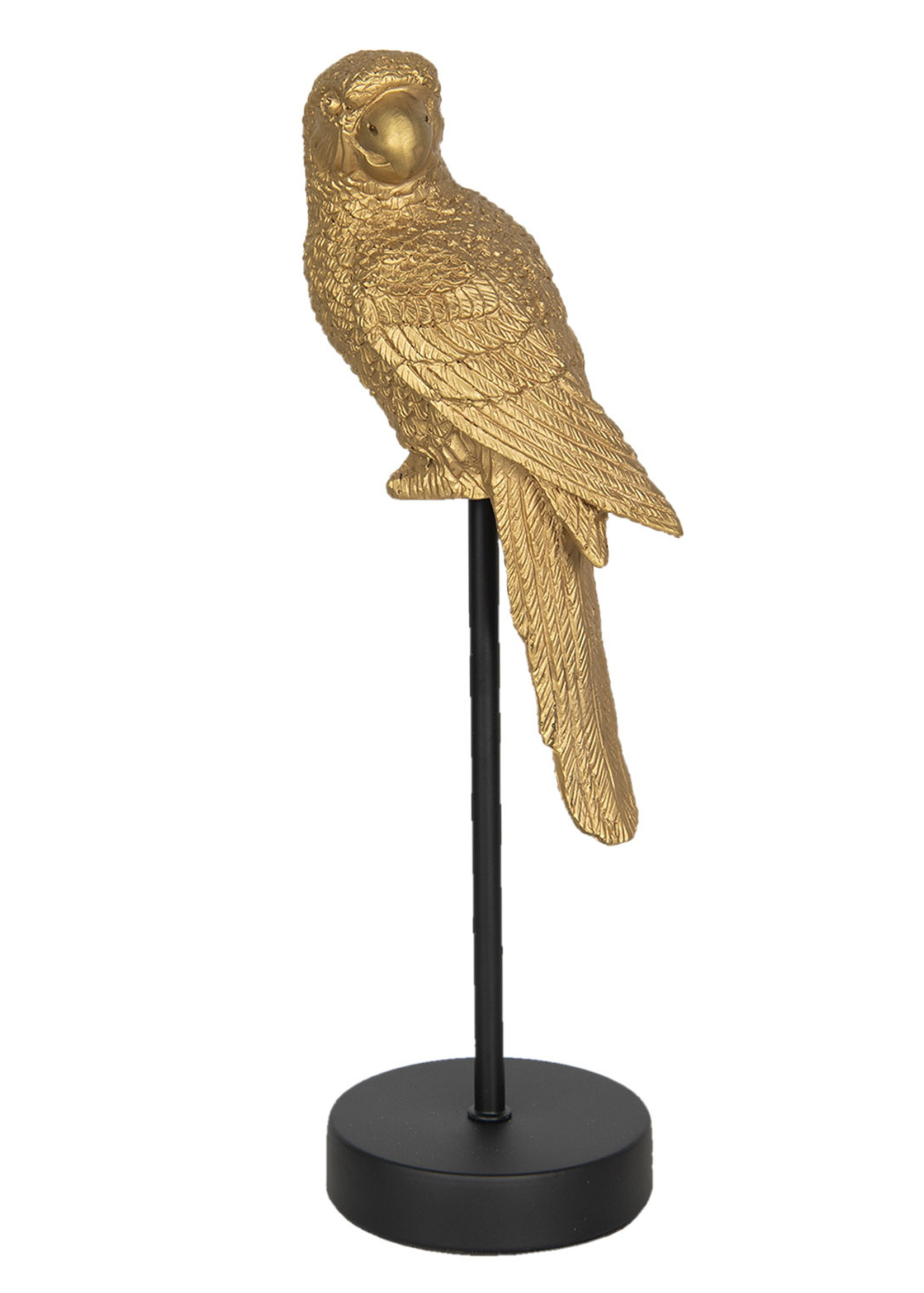 Clayre & Eef Decoratie papegaai 11*10*36 cm 6PR3228