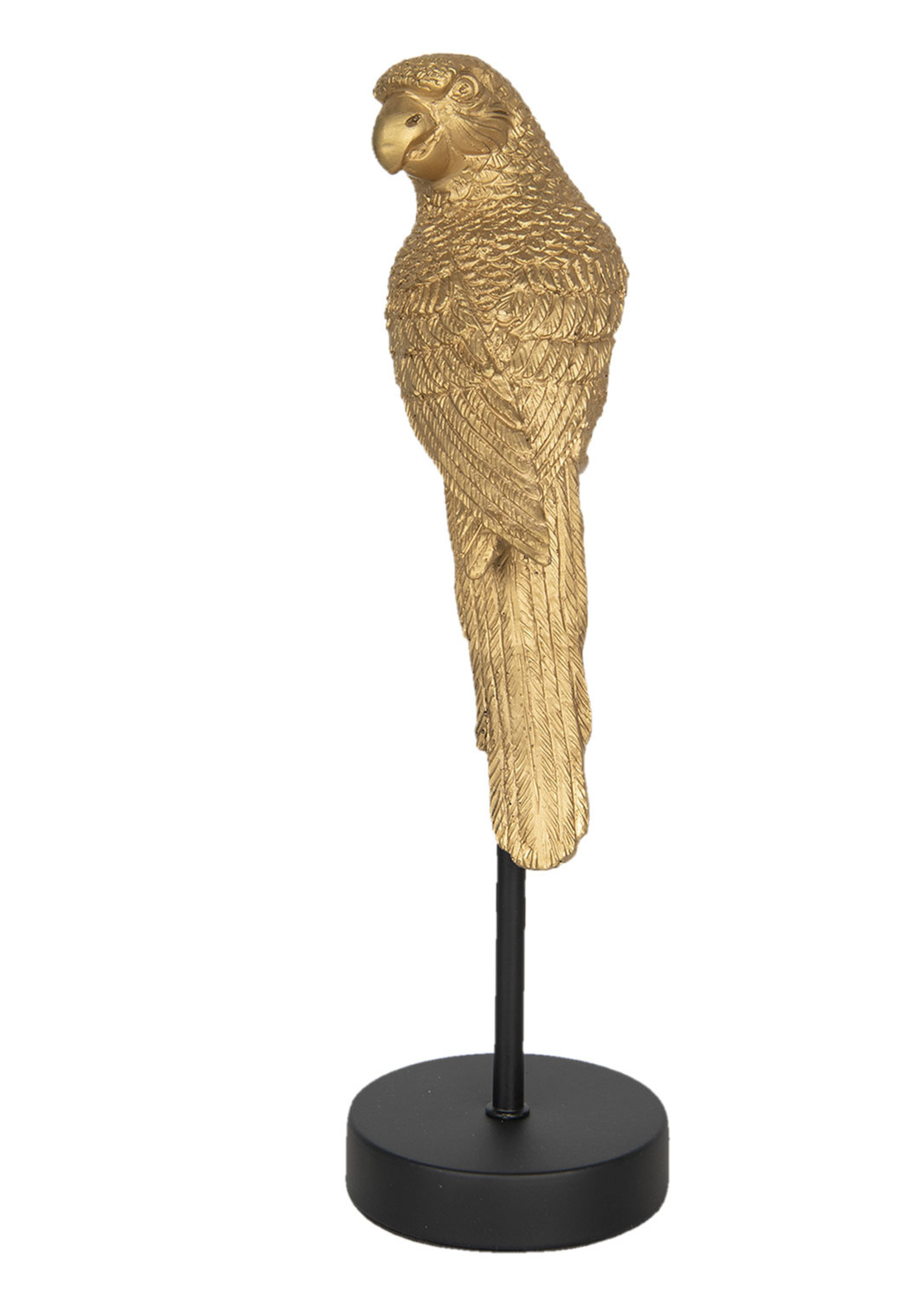 Clayre & Eef Decoratie papegaai 11*10*36 cm 6PR3228