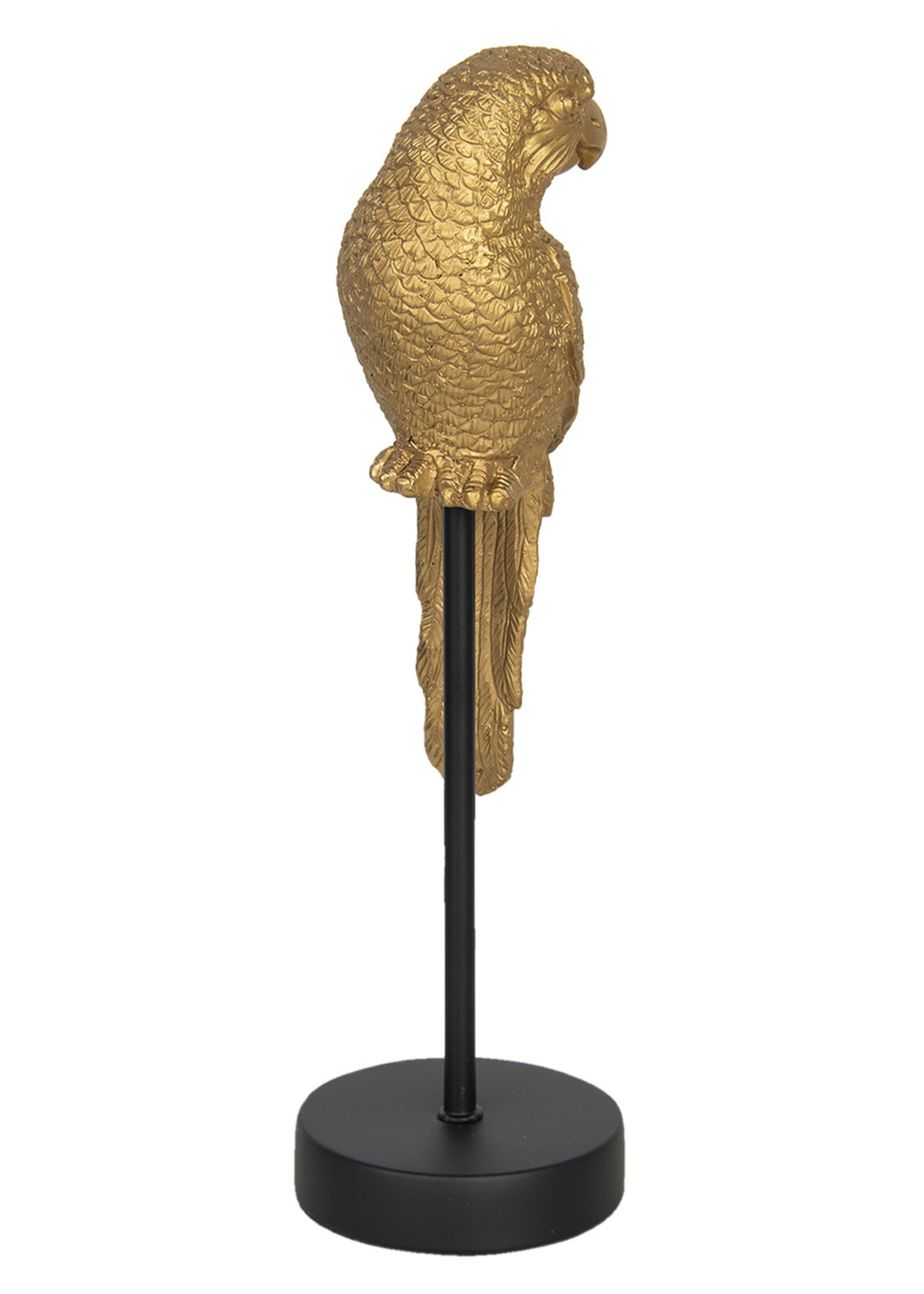 Clayre & Eef Decoratie papegaai 11*10*36 cm 6PR3228