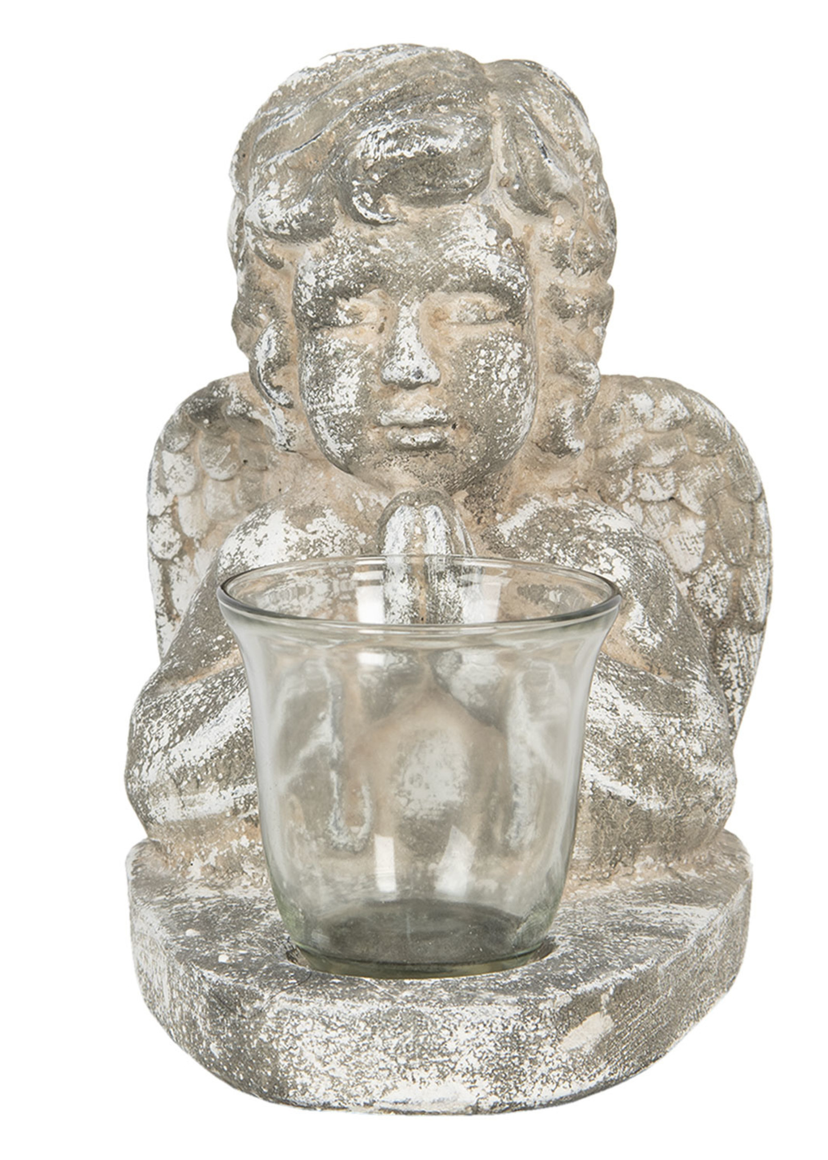 Clayre & Eef Waxinelichthouder engel 23*18*26 cm 6PR3232L