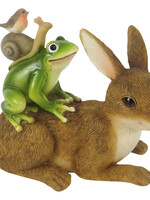 Clayre & Eef Décoration lapin 13*7*11 cm 6PR3248