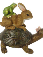 Clayre & Eef Décoration tortue 14*9*11 cm 6PR3249