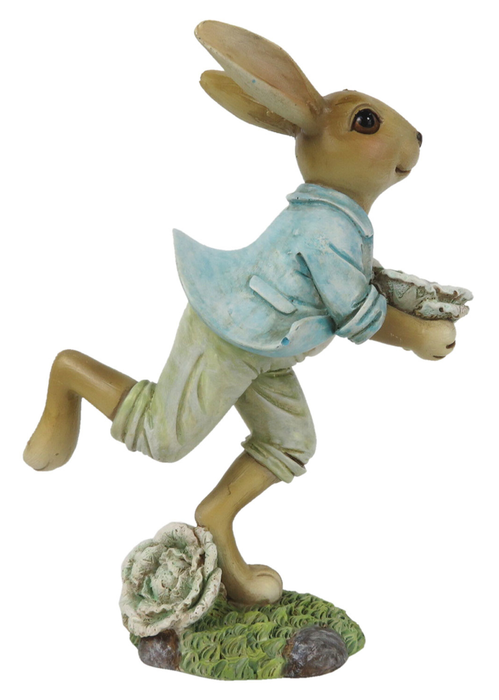 Clayre & Eef Décoration lapin 11*6*15 cm 6PR3256