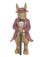 Clayre & Eef Décoration lapin 8*8*19 cm 6PR3260