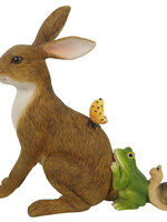 Clayre & Eef Decoratie konijn 14*5*13 cm 6PR3270