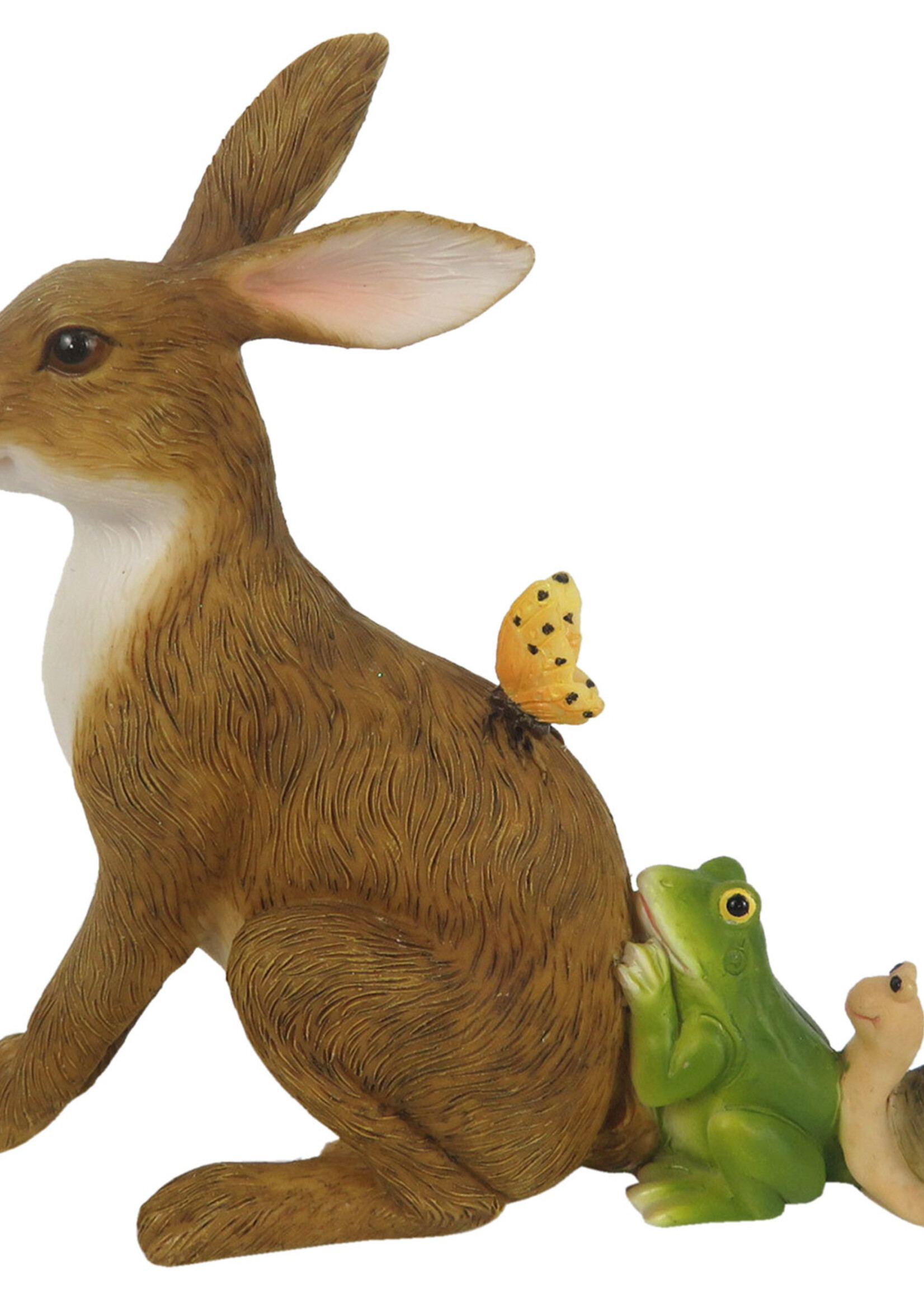 Clayre & Eef Décoration lapin 14*5*13 cm 6PR3270