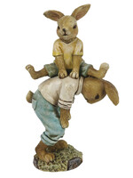 Clayre & Eef Décoration lapins 9*4*15 cm 6PR3275