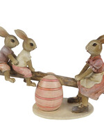 Clayre & Eef Decoratie konijnen 20*7*13 cm 6PR3284