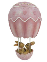 Clayre & Eef Décoration lapins 11*11*19 cm 6PR3287