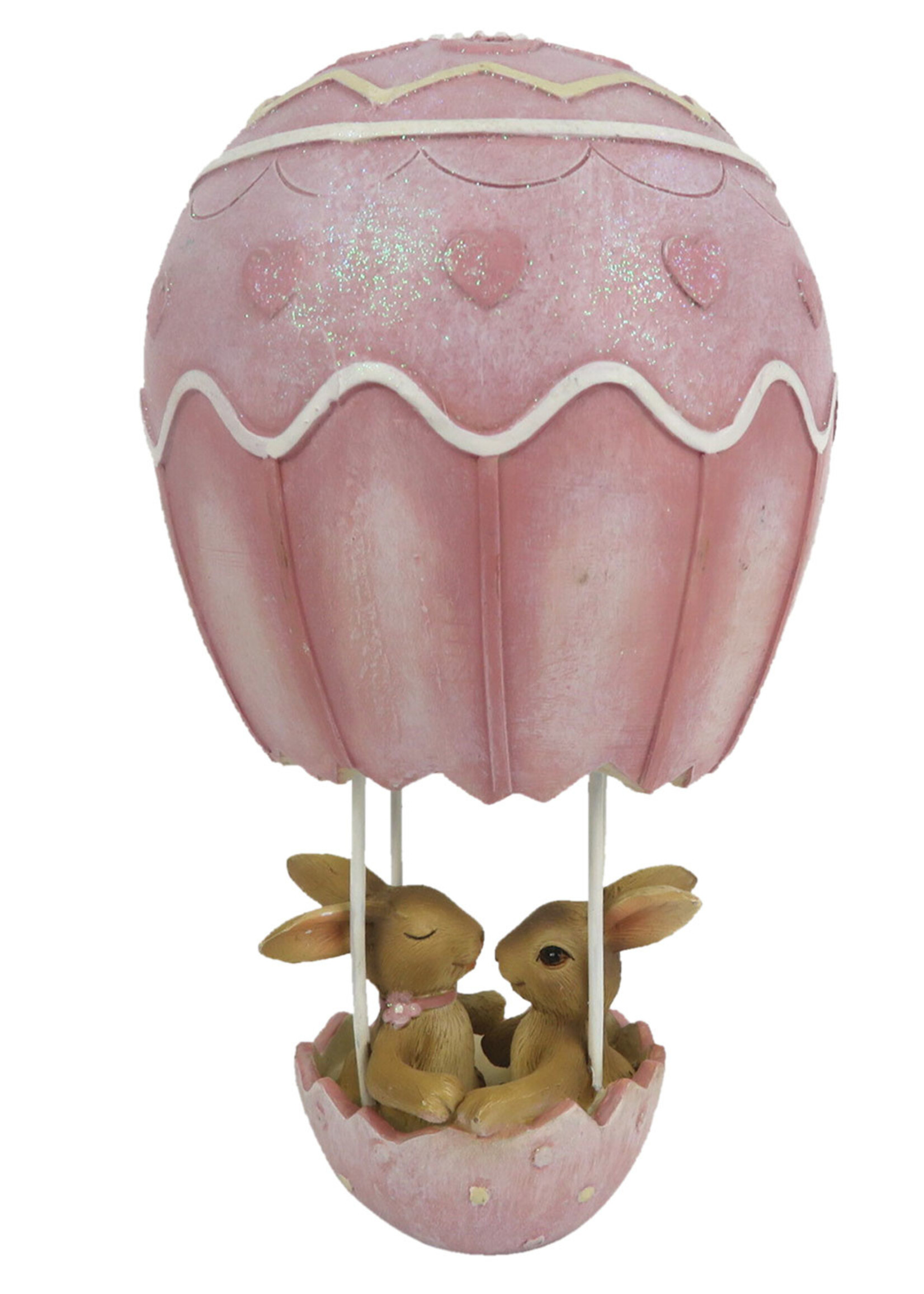 Clayre & Eef Decoratie konijnen 11*11*19 cm 6PR3287