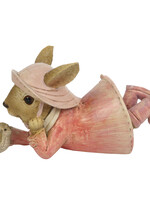 Clayre & Eef Décoration lapin 14*6*8 cm 6PR3291