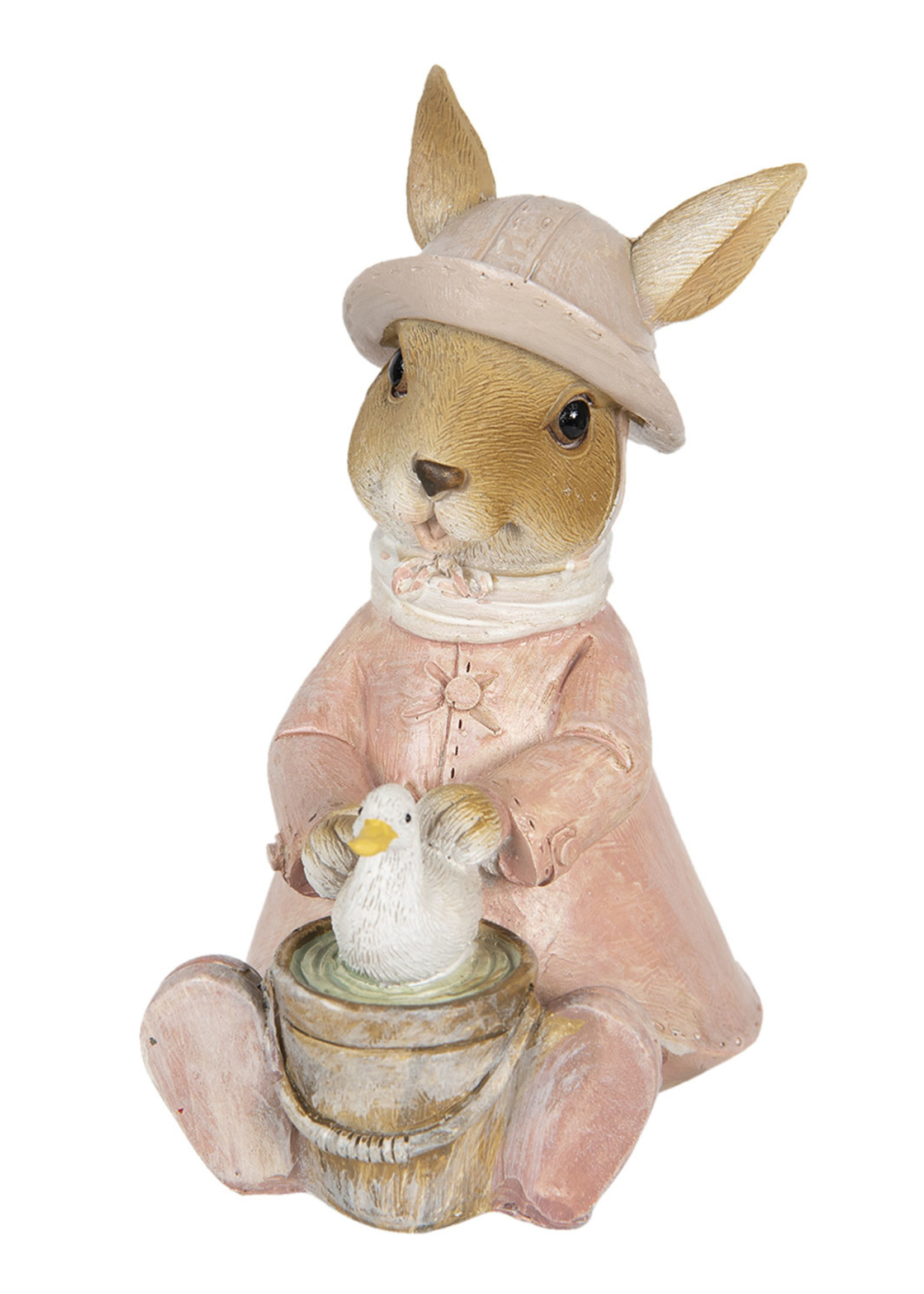 Clayre & Eef Decoratie konijn 9*6*12 cm 6PR3301