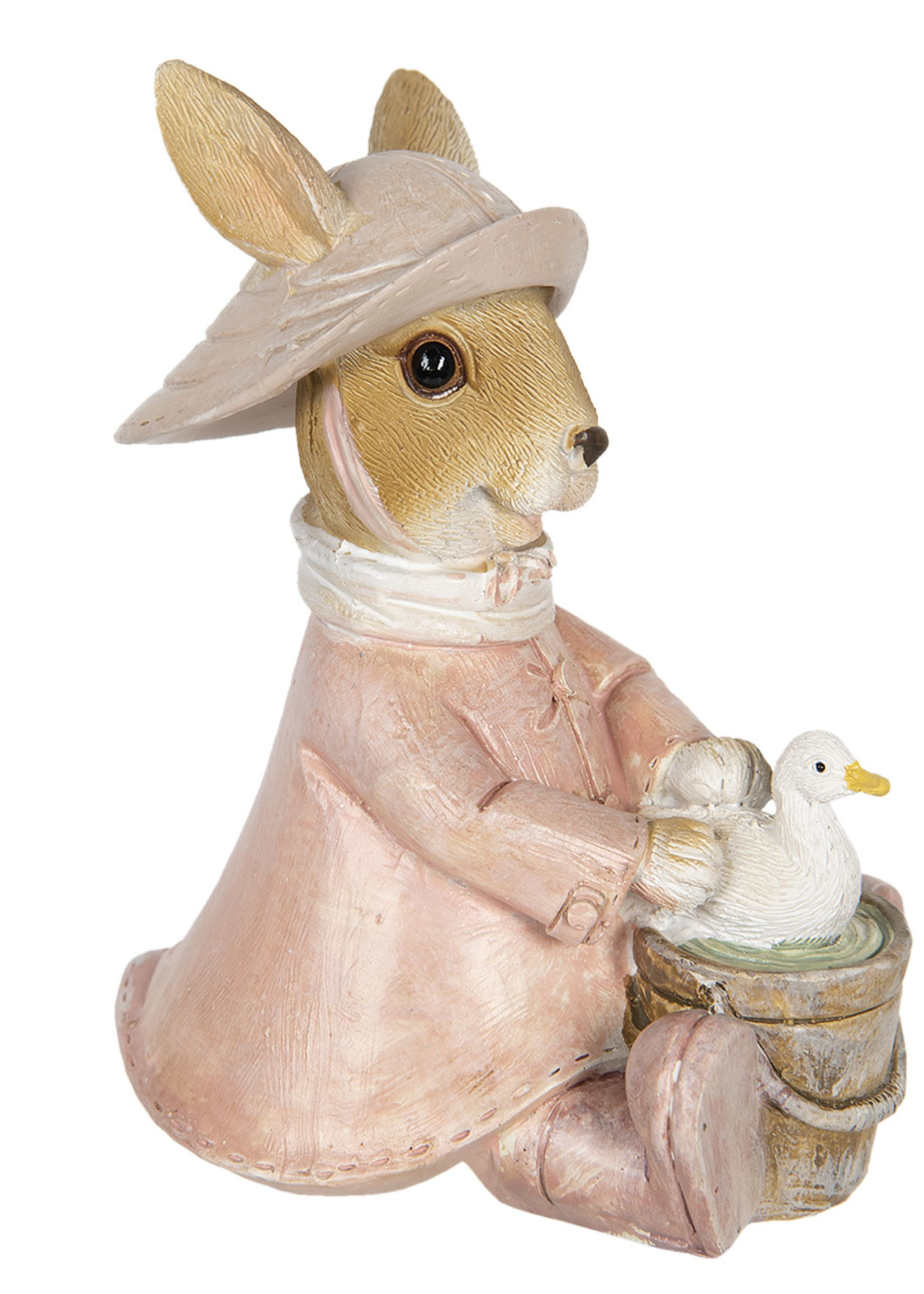 Clayre & Eef Décoration lapin 9*6*12 cm 6PR3301