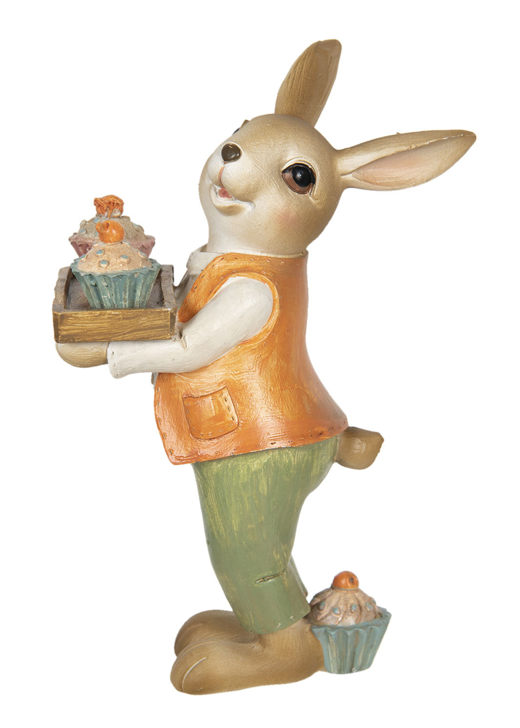 Clayre & Eef Decoratie konijn 11*6*16 cm 6PR3303