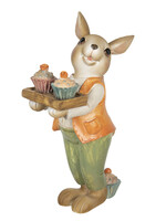 Clayre & Eef Décoration lapin 11*6*16 cm 6PR3303