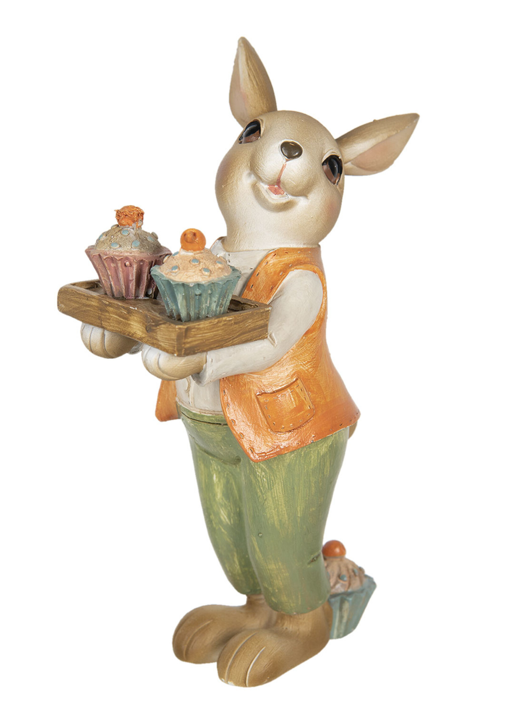 Clayre & Eef Decoratie konijn 11*6*16 cm 6PR3303