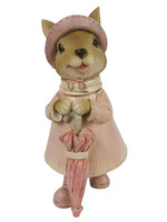 Clayre & Eef Decoratie konijn 8*6*14 cm 6PR3331