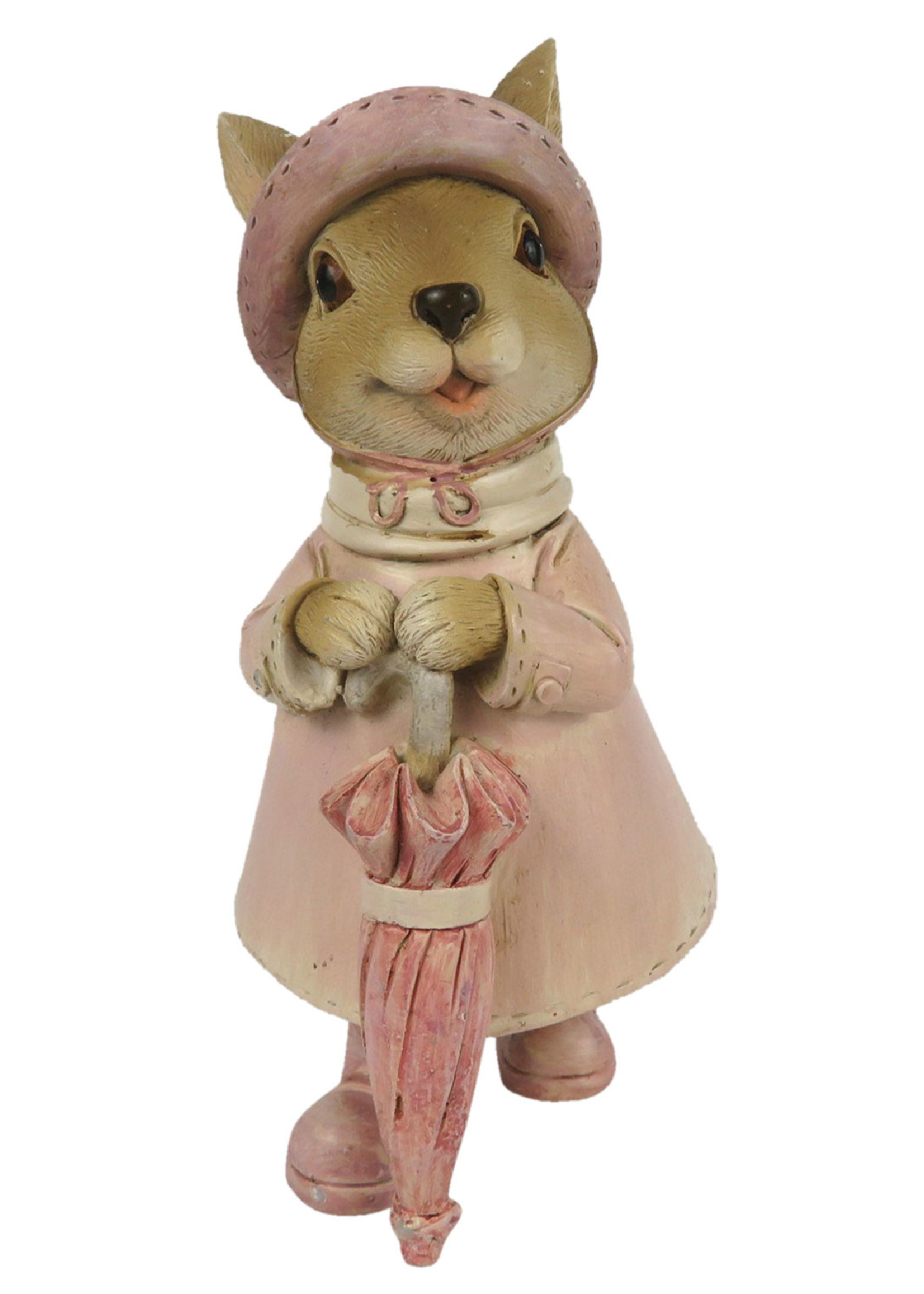 Clayre & Eef Décoration lapin 8*6*14 cm 6PR3331