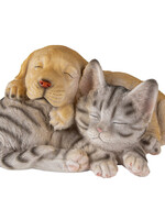 Clayre & Eef Decoratie hond en kat 20*15*11 cm 6PR3336