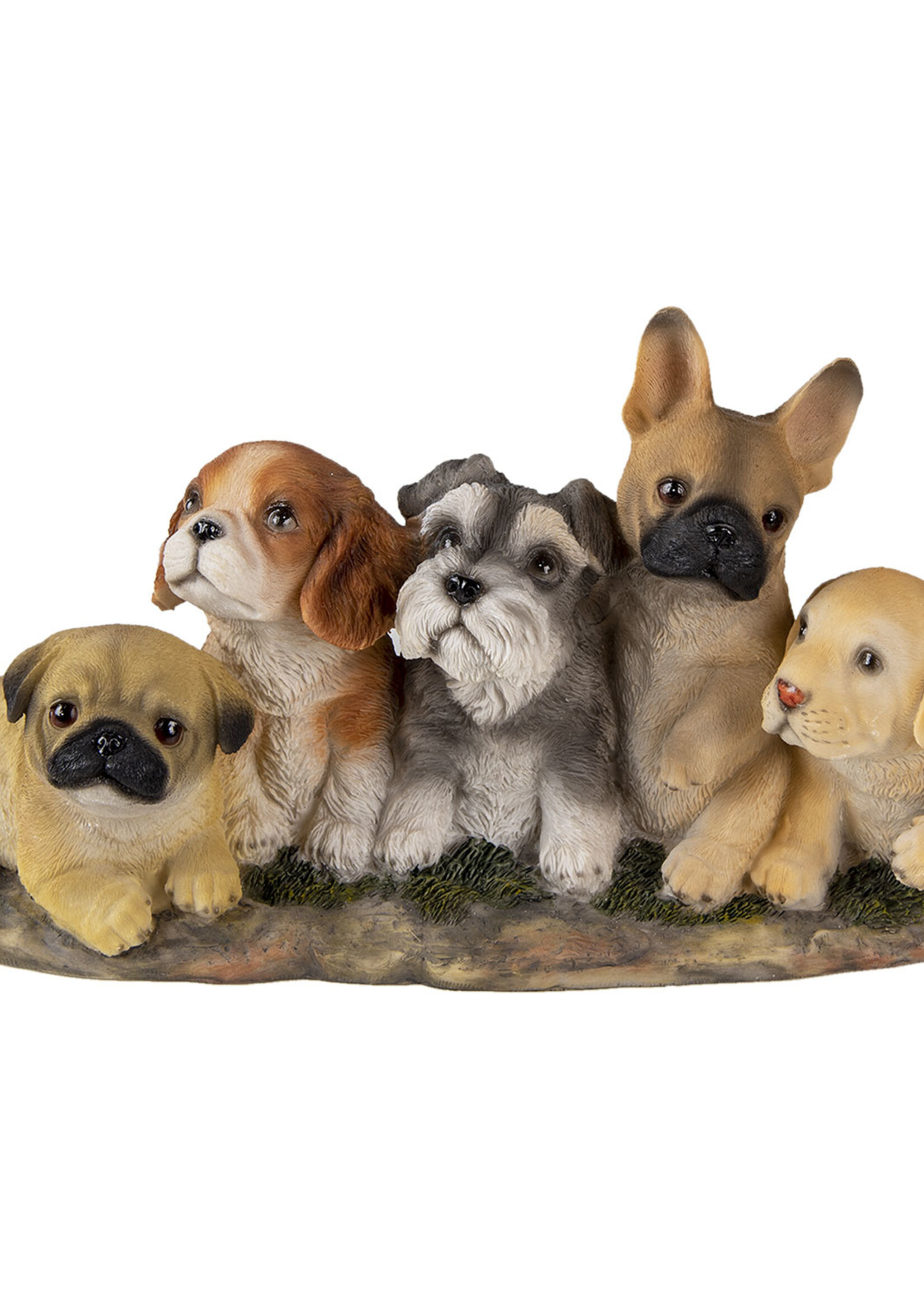 Clayre & Eef Decoratie honden 33*12*17 cm 6PR3341