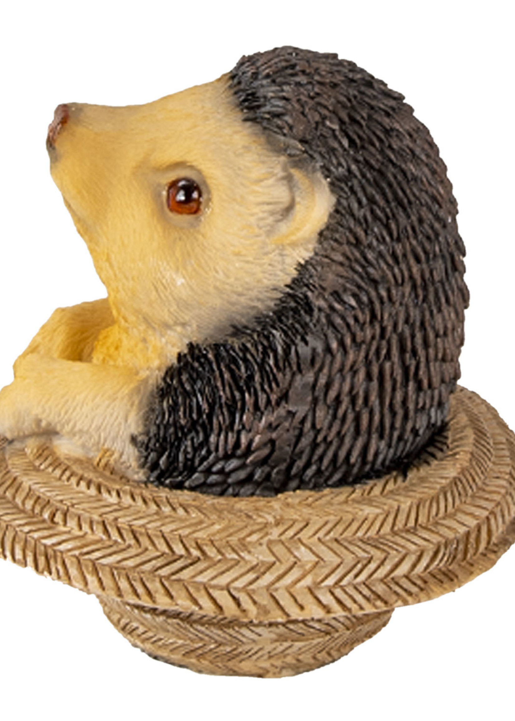 Clayre & Eef Décoration hérisson 8*8*9 cm 6PR3343