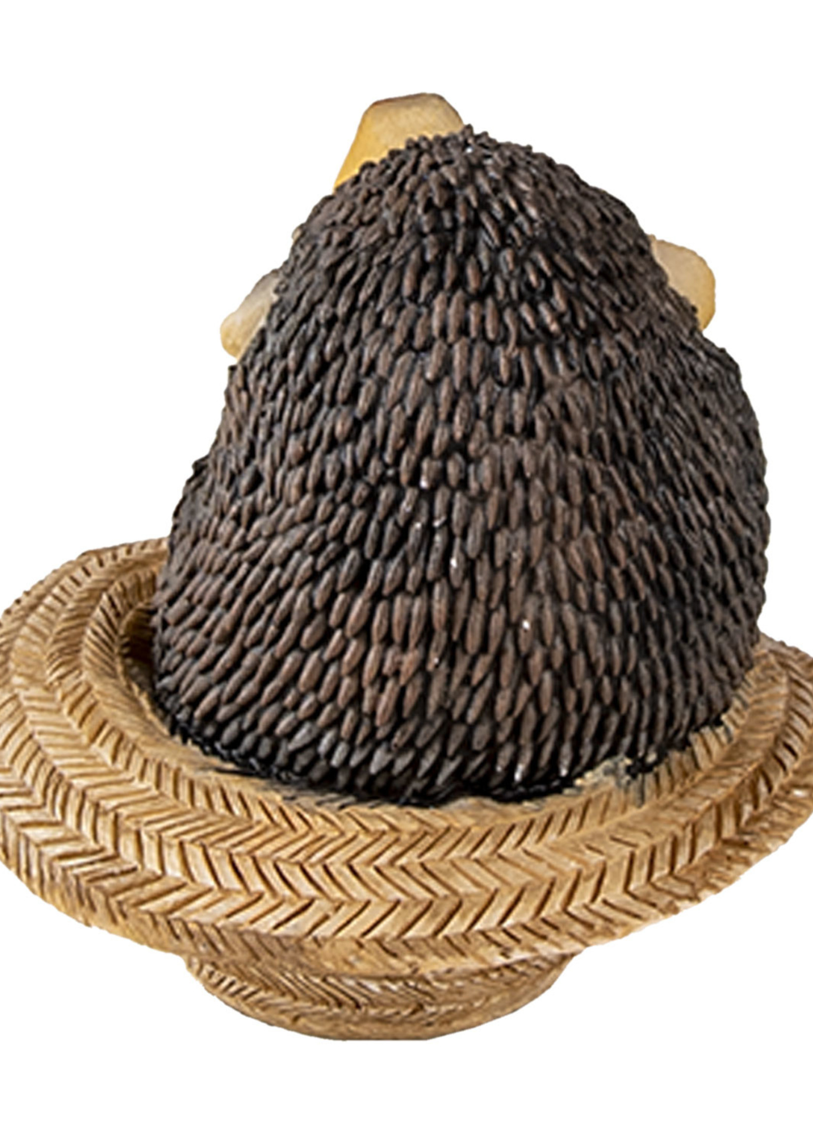 Clayre & Eef Décoration hérisson 8*8*9 cm 6PR3343