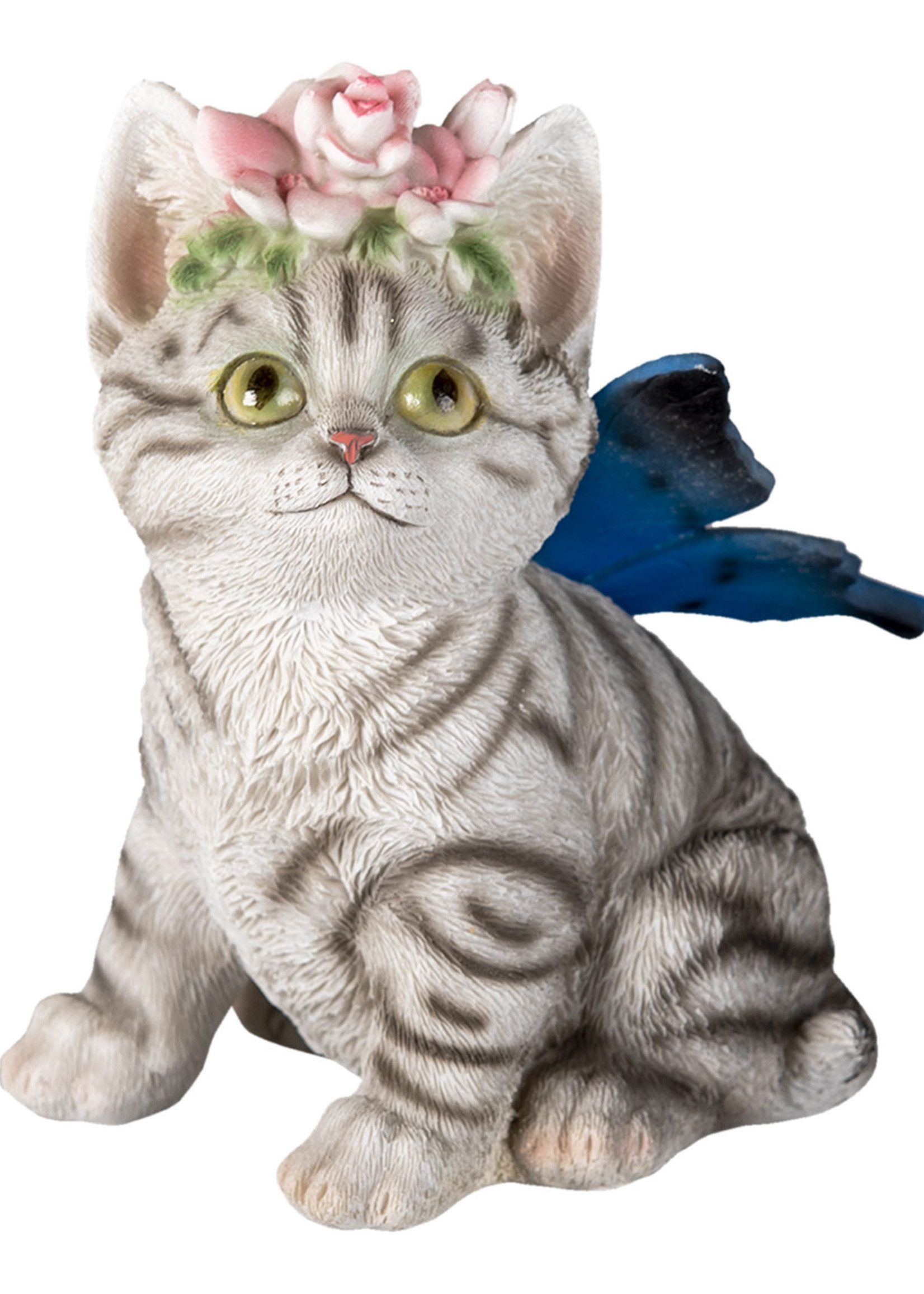 Clayre & Eef Decoratie kat 12*10*15 cm 6PR3351