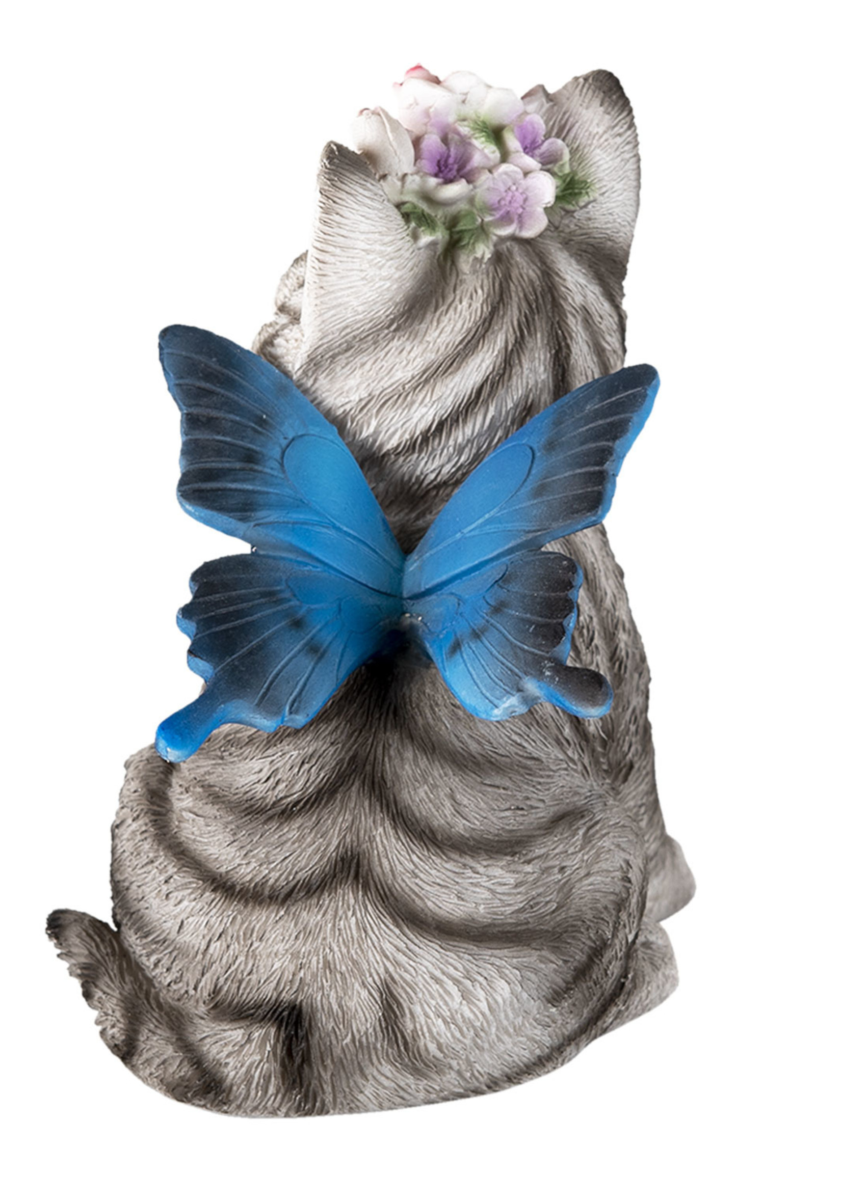 Clayre & Eef Decoratie kat 12*10*15 cm 6PR3351