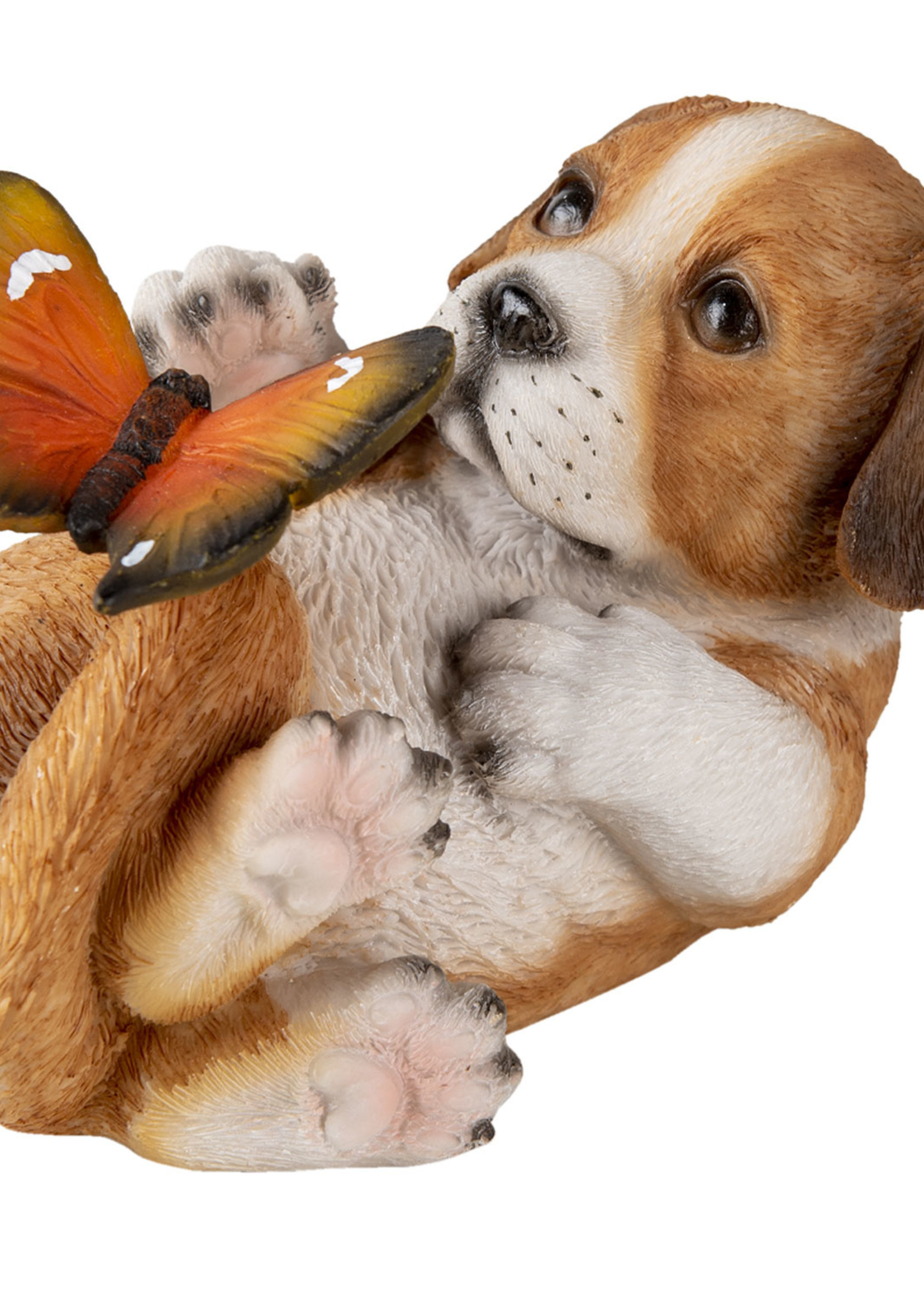 Clayre & Eef Decoratie hond 14*9*10 cm 6PR3363