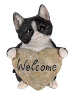 Clayre & Eef Decoratie kat 12*9*15 cm 6PR3365