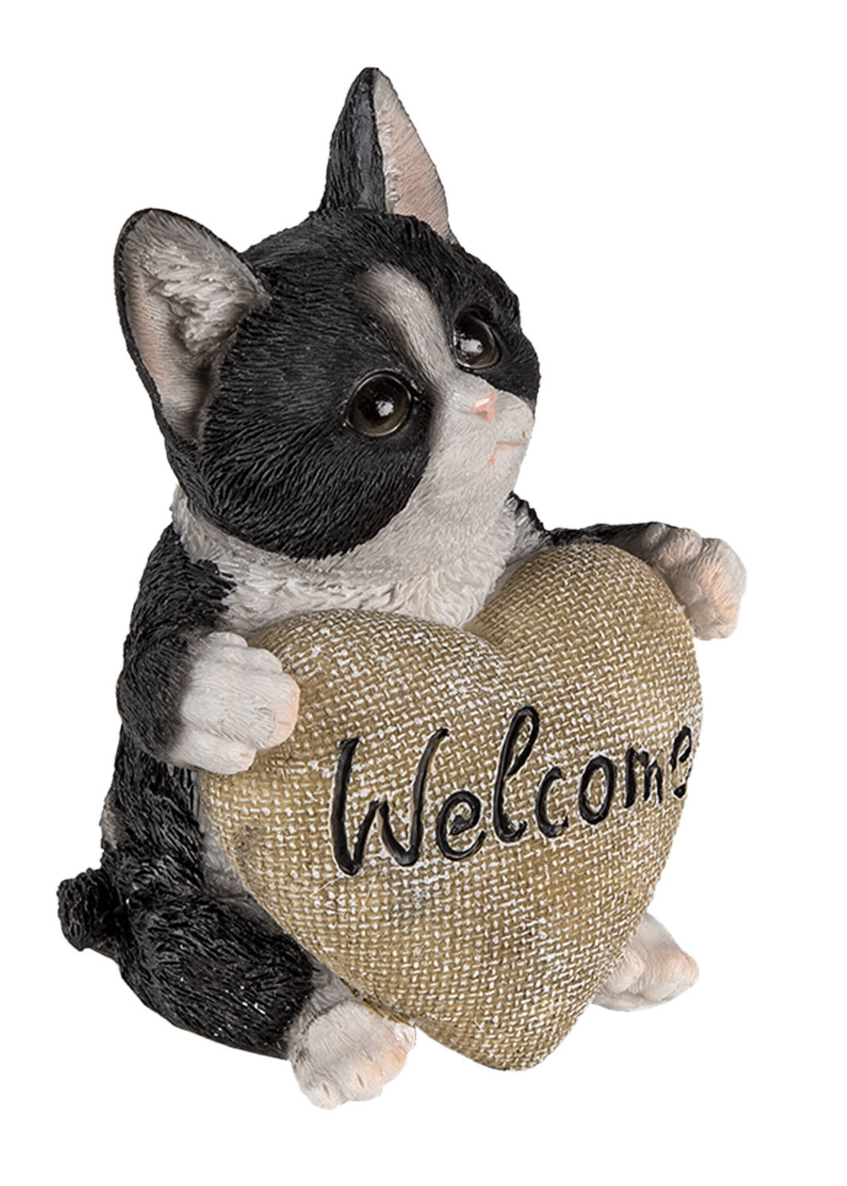 Clayre & Eef Décoration chat 12*9*15 cm 6PR3365