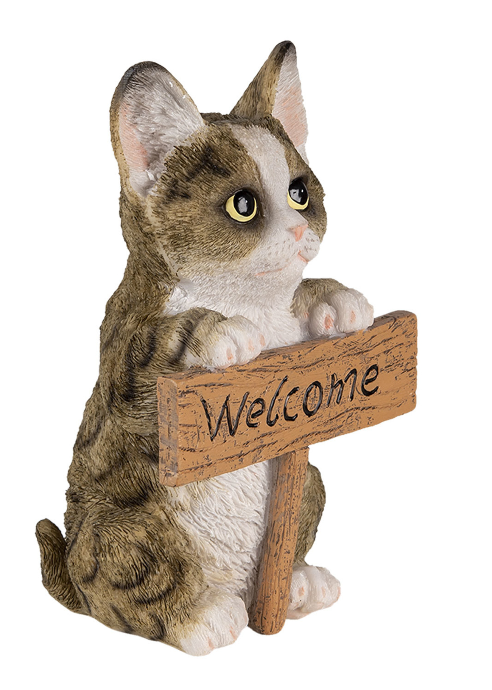 Clayre & Eef Decoratie kat 12*9*19 cm 6PR3366