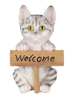 Clayre & Eef Decoratie kat 12*9*19 cm 6PR3367