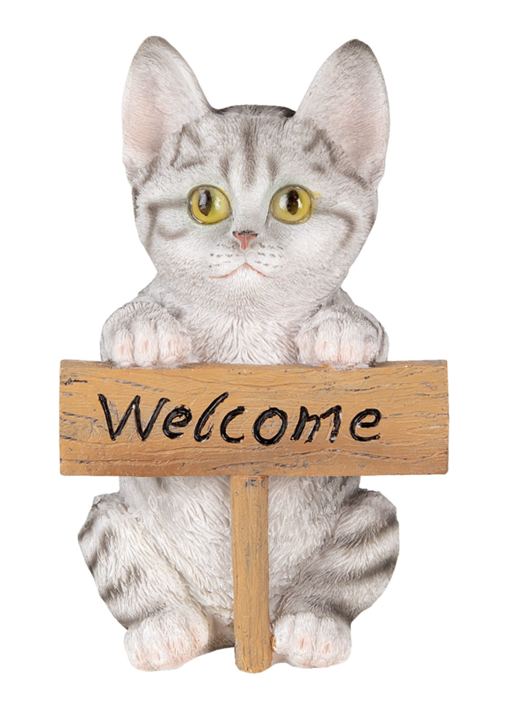 Clayre & Eef Decoratie kat 12*9*19 cm 6PR3367