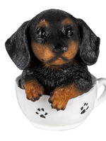 Clayre & Eef Decoratie hond 8*7*9 cm 6PR3371