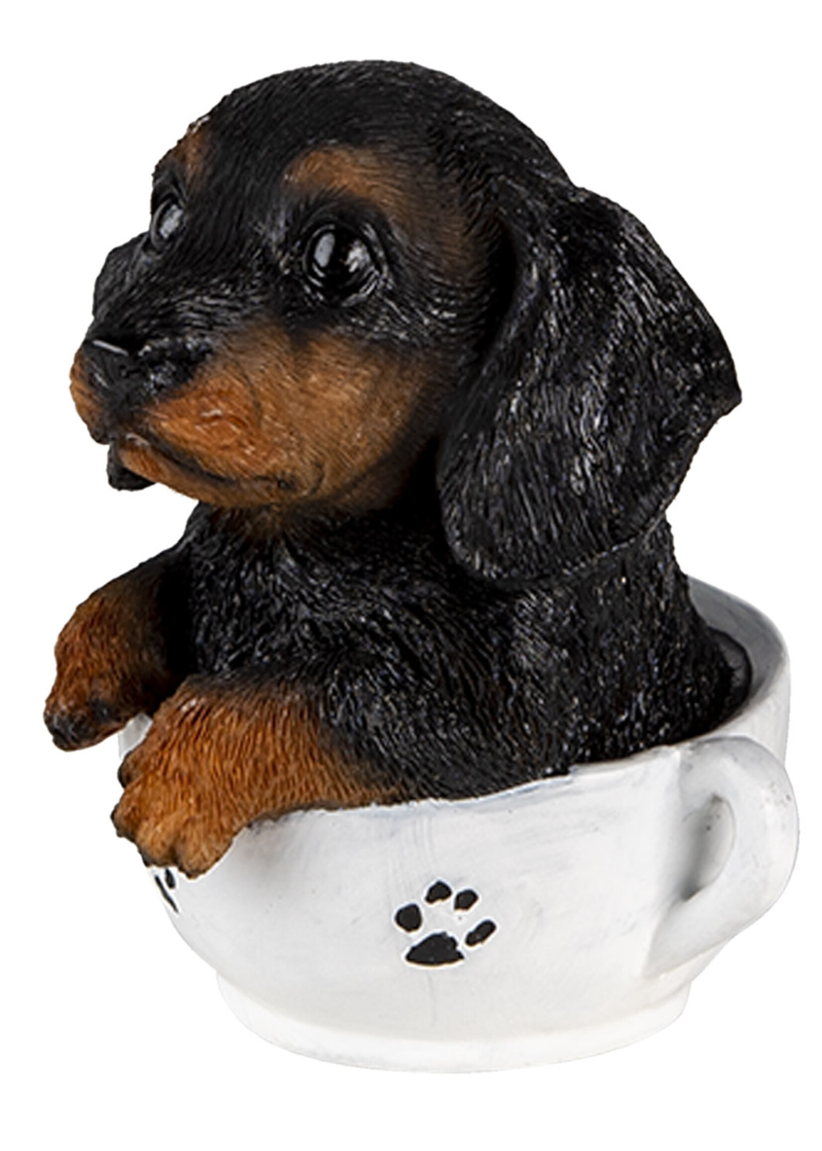Clayre & Eef Decoratie hond 8*7*9 cm 6PR3371