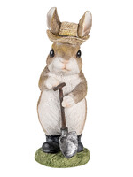 Clayre & Eef Décoration lapin 9*8*22 cm 6PR3373
