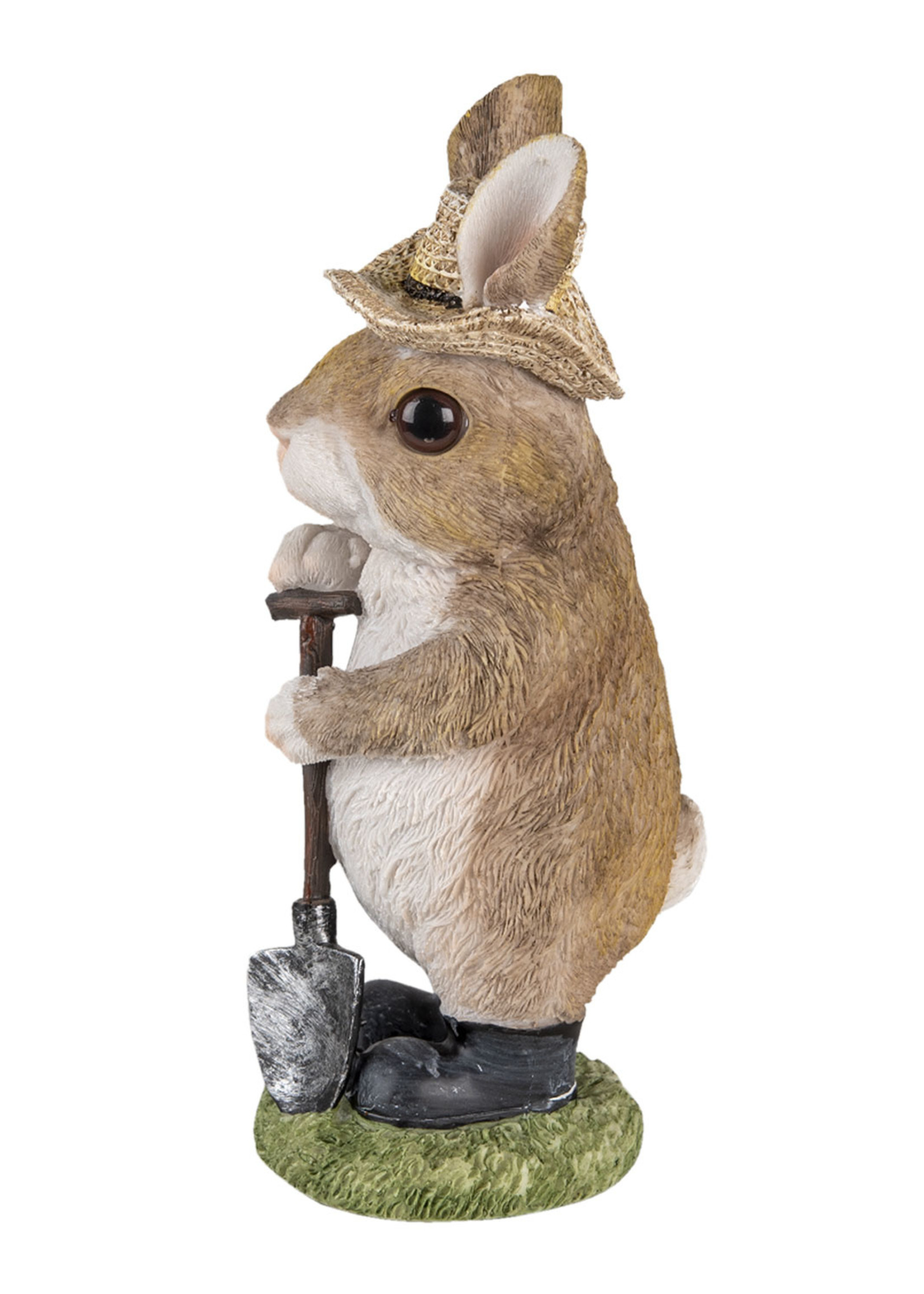 Clayre & Eef Décoration lapin 9*8*22 cm 6PR3373